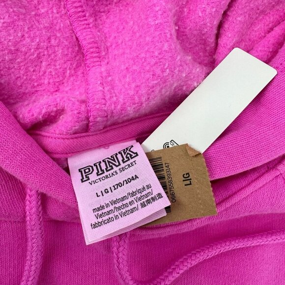 NWT PINK by Victoria’s Secret Pink Hoodie Size Large - Picture 4 of 7